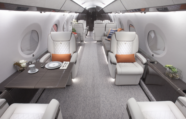 G650ER interior view